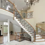 Circular staircase Installed by Stairs Railings